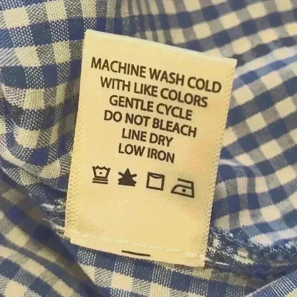 Max Studio top| blue/white gingham | size Large - Picture 5 of 5